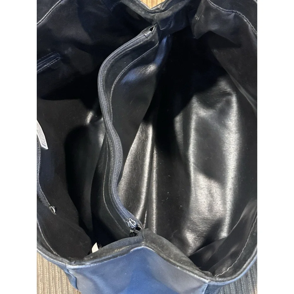 Vintage Courtenay Blk‎ Suede Leather Shoulder Bag